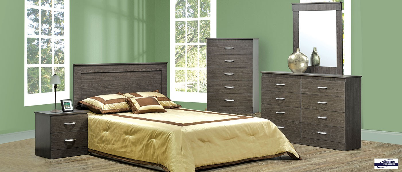 Beds For Less Grey 4pc Queen Bedroom Set regarding proportions 1400 X 600