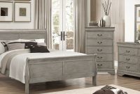 Beds For Less Grey 6pc Queen Bedroom Set in proportions 1400 X 600