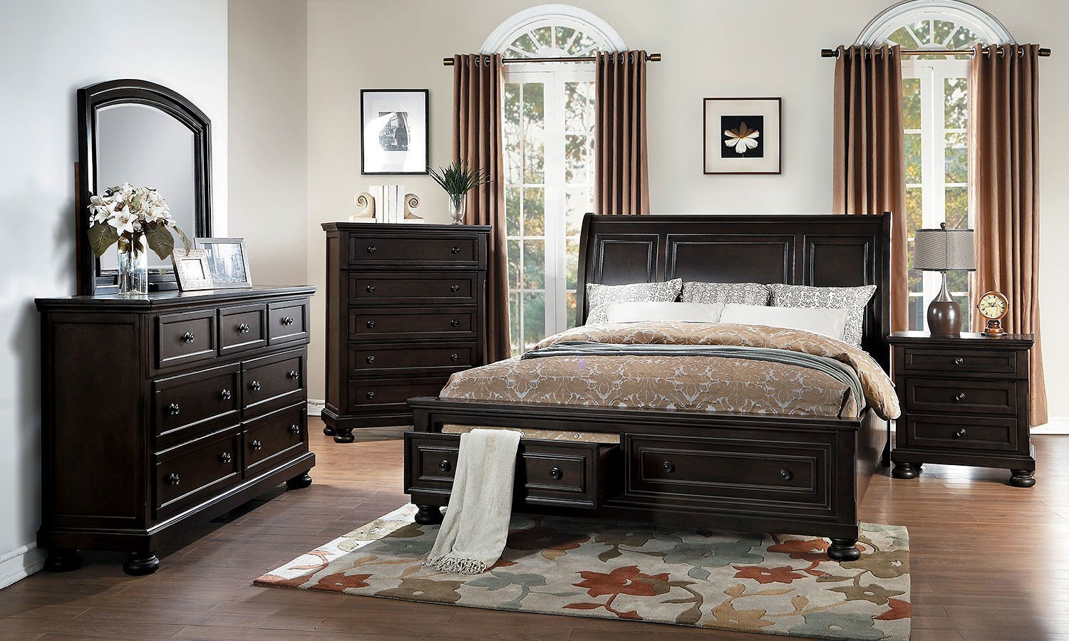 Begonia Storage Bedroom Set inside size 1500 X 900