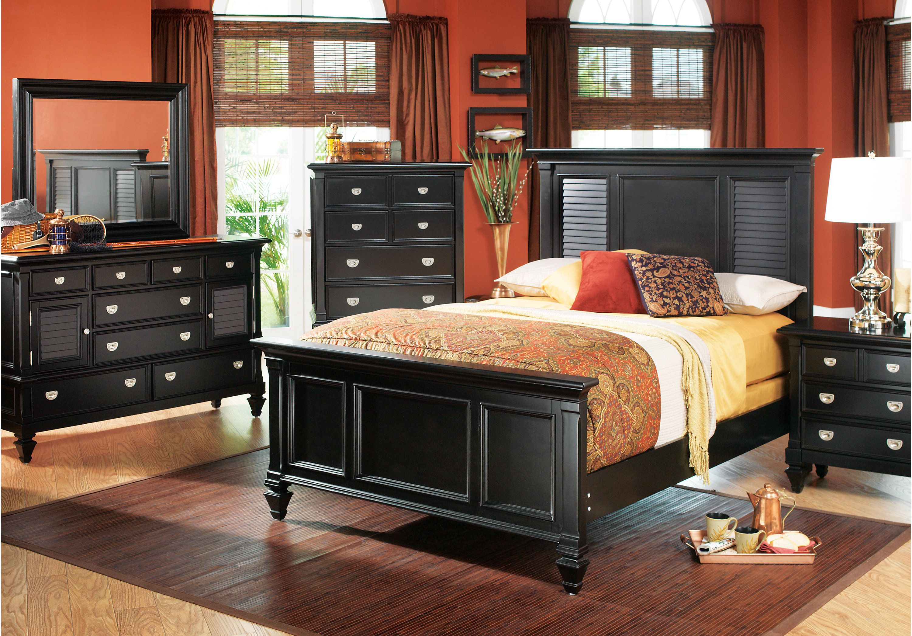 Belmar Black Panel 5 Pc King Bedroom In 2019 Home Decor Black pertaining to measurements 3000 X 2091