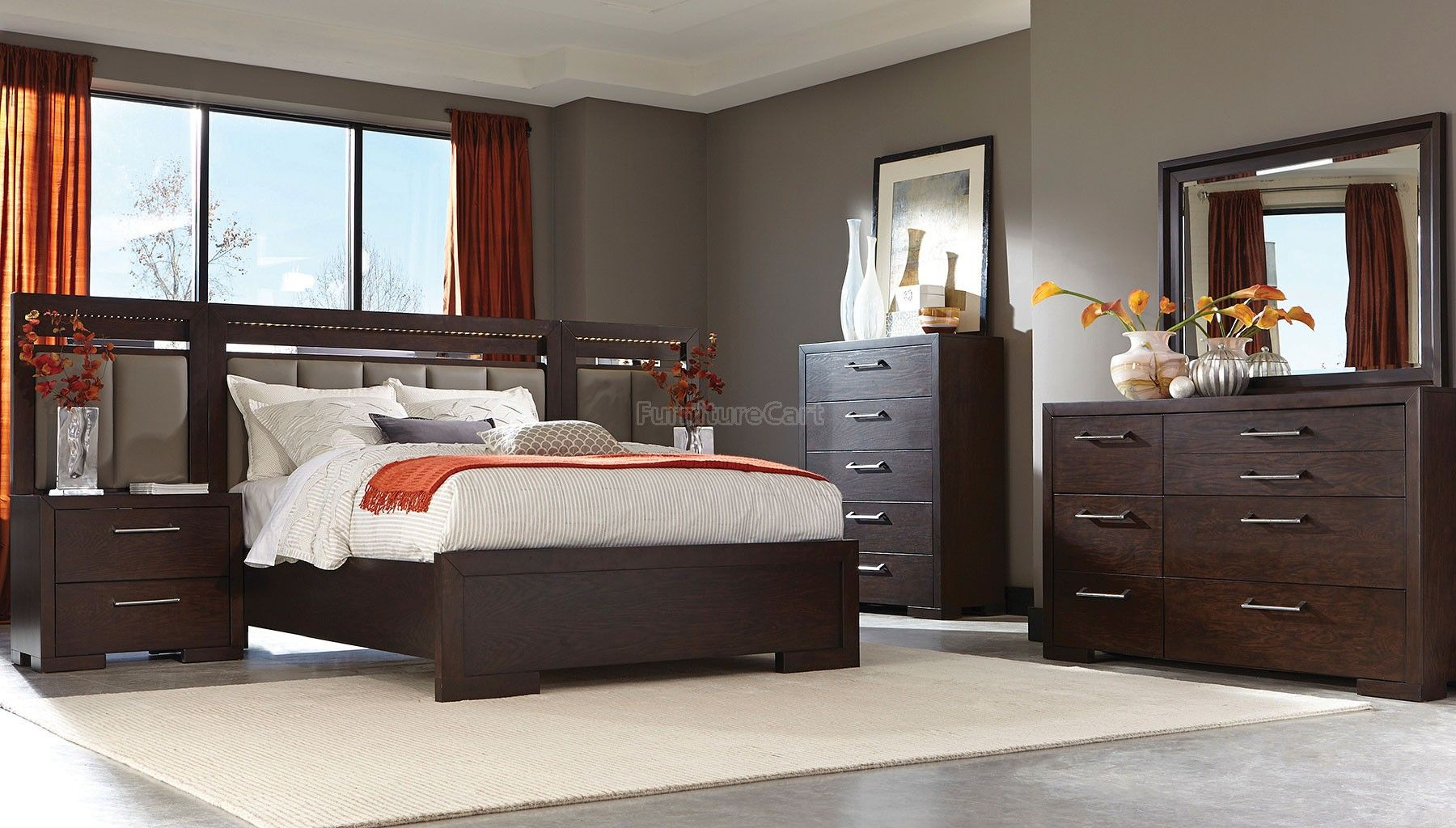 Berkshire Panel Bedroom Set Coaster Fine Furniture Furniture in proportions 1800 X 1024