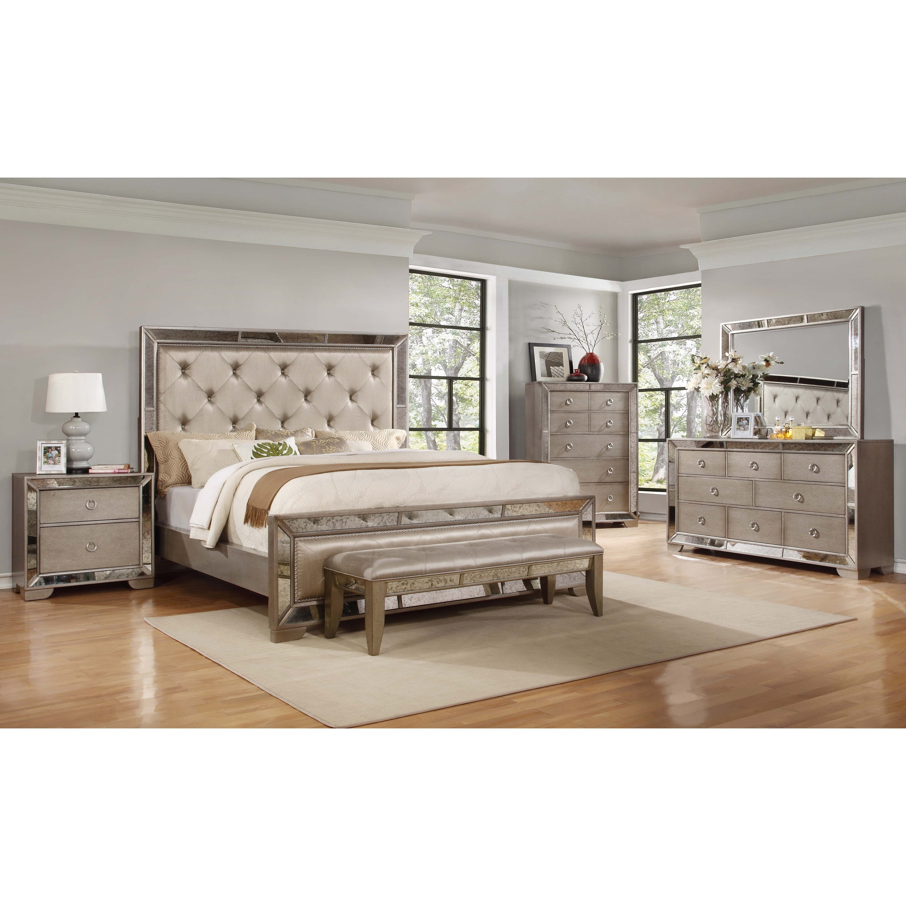 Best Master Furniture Ava 5 Piece Bedroom Set within proportions 3423 X 3423