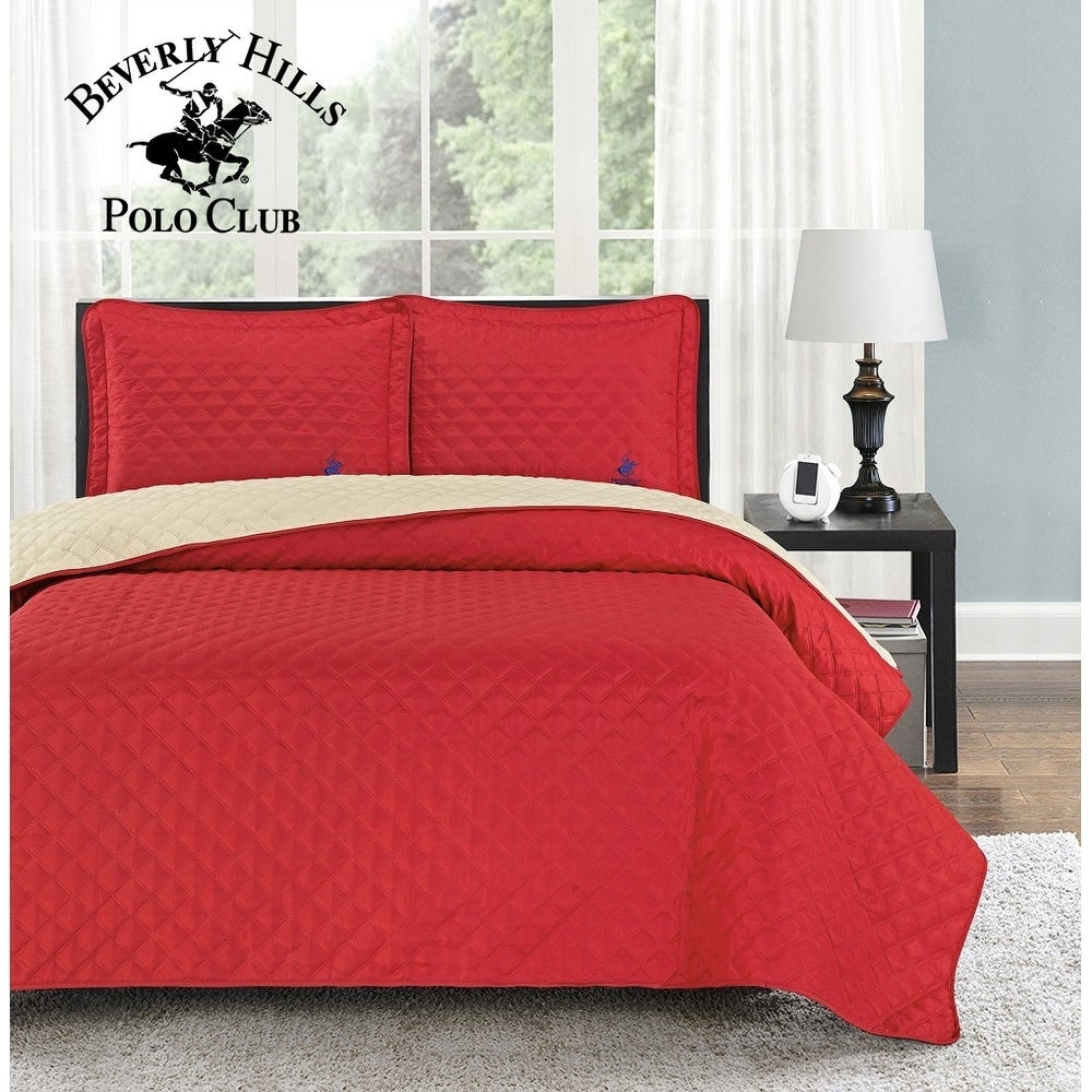 Beverly Hills Polo Club Reversible Quilt Set throughout proportions 1000 X 1000
