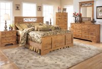 Bittersweet Light Brown 4 Pc Queen Panal Bedroom Set B219 inside measurements 2880 X 2304