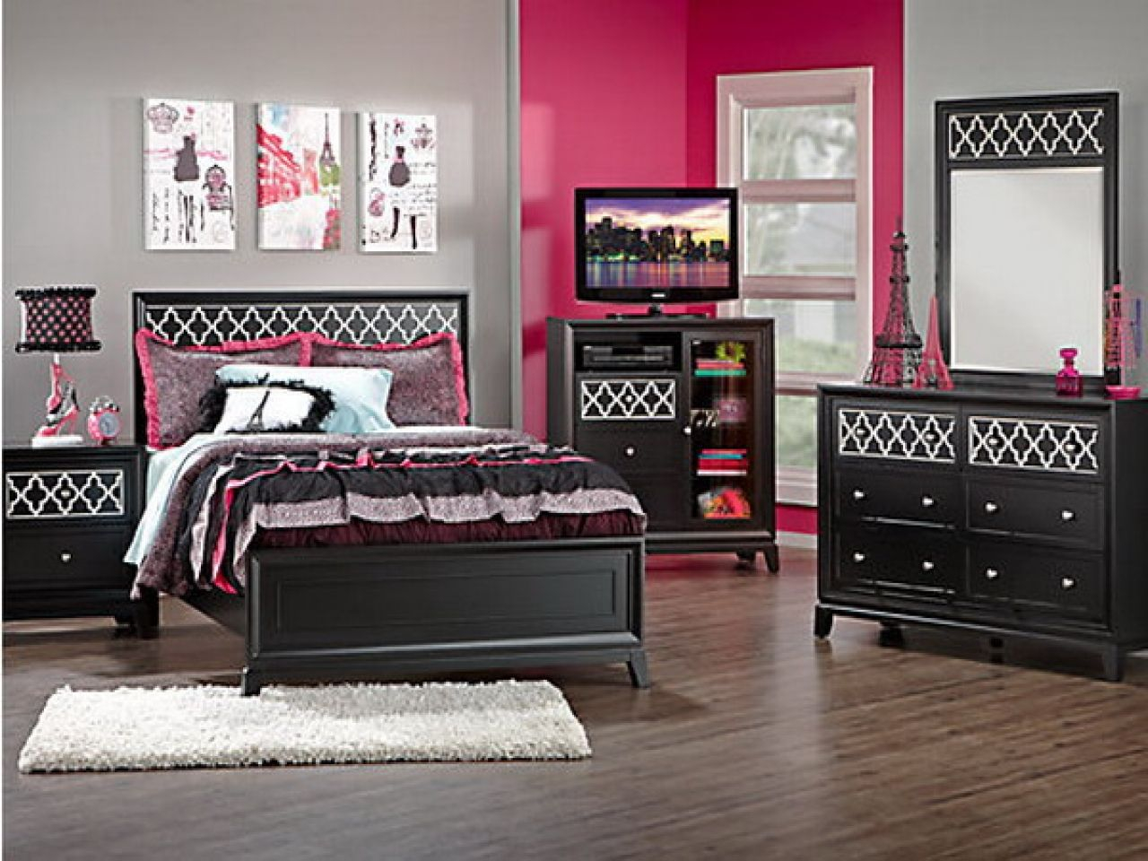 Black Bedroom Furniture Sets Girls Photo 1 Madlonsbigbear with dimensions 1280 X 960