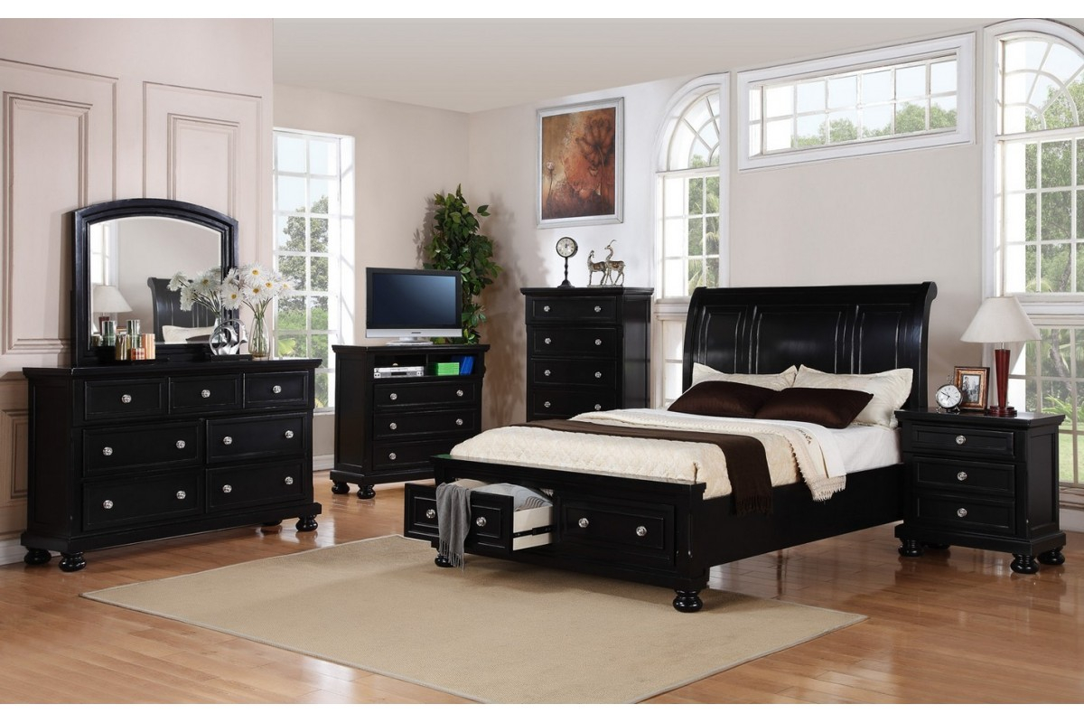 Black Bedroom Furniture Sets Queen Devine Interiors inside sizing 1200 X 800