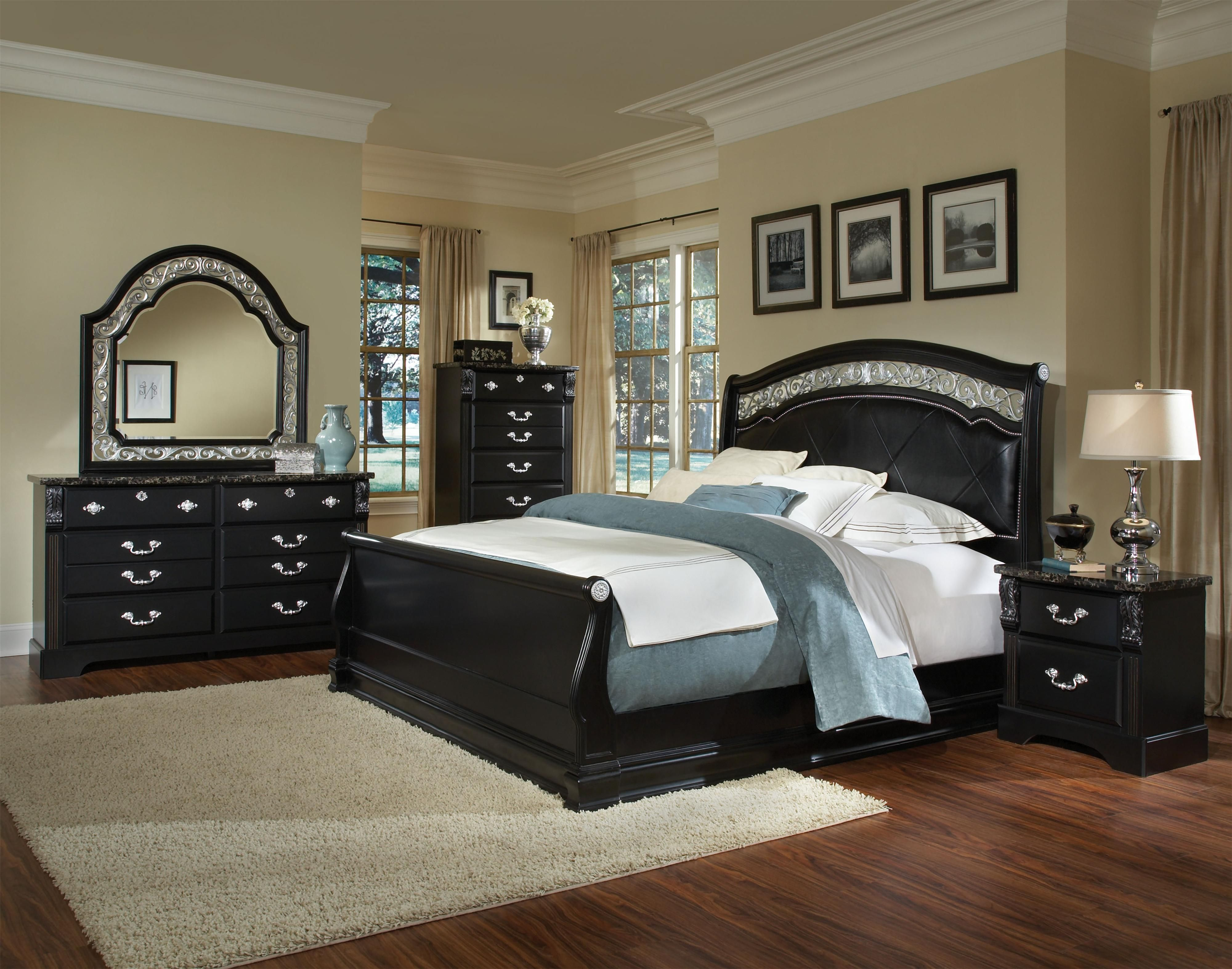 Black Bedroom Furniture Very Nice Future Bedroom Black Bedroom inside proportions 4000 X 3148