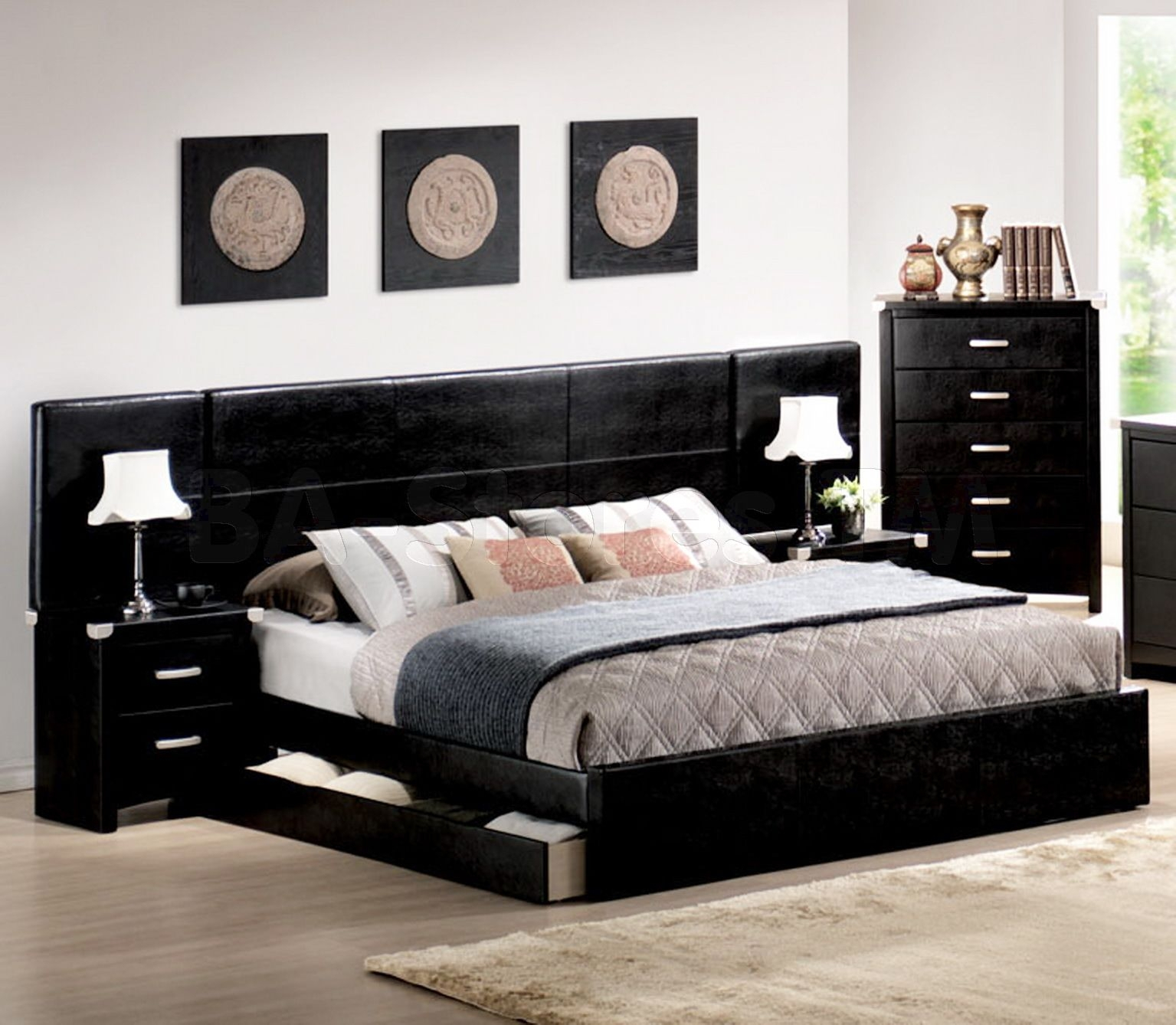 Black Modern Bedroom Furniture Latest Bedroom Furniture Designs inside dimensions 1535 X 1338