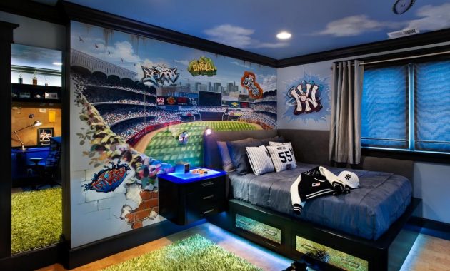 Bland Bedroom Gets A Baseball Themed Update Ba Boy Bryson Boys inside dimensions 1280 X 960