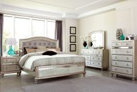 Bling Game Metallic Platinum Panel Bedroom Set 10 Home Bling within proportions 3000 X 2400