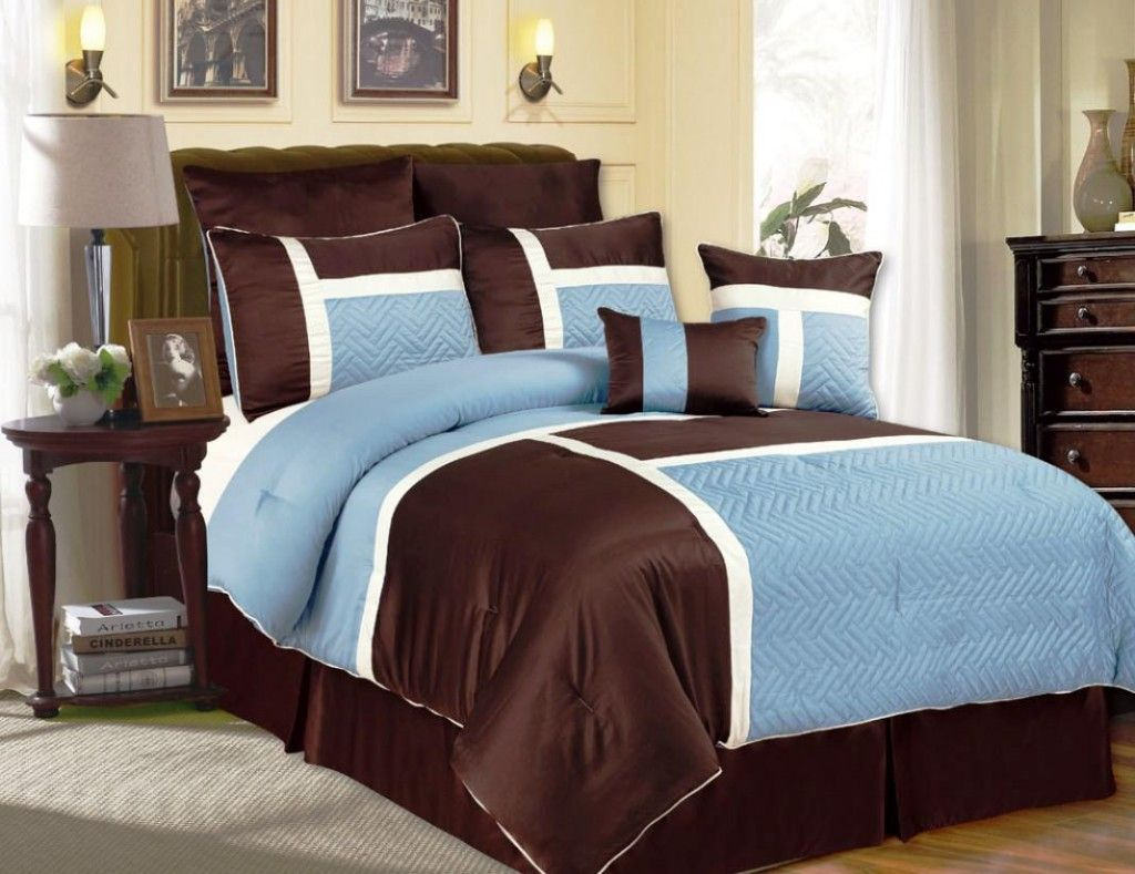 Blue And Brown Bedding Sets Blue Bedding Sets Queen Bedding Sets in measurements 1024 X 789