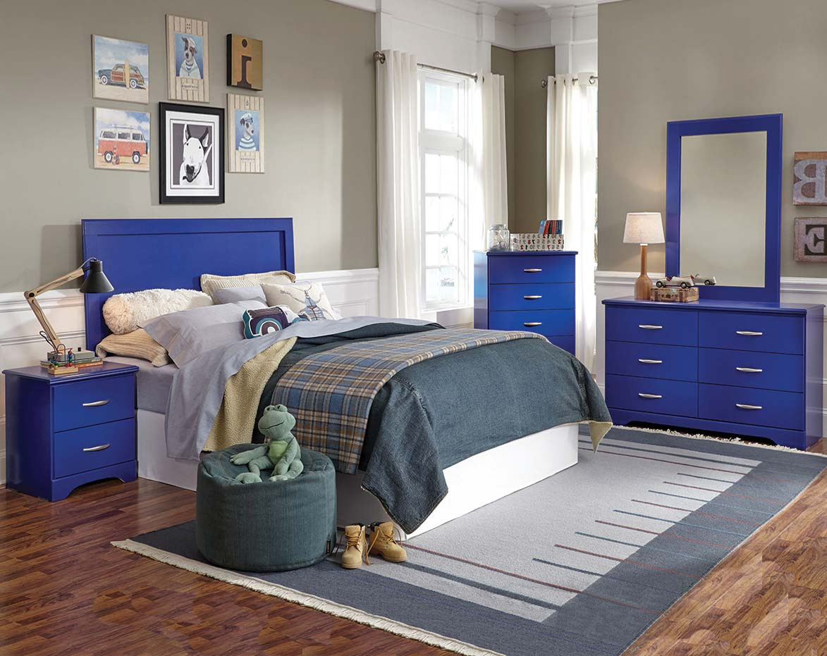 Blue Bedroom Furniture Discount Bedroom Furniture Beds Dressers intended for dimensions 1173 X 931