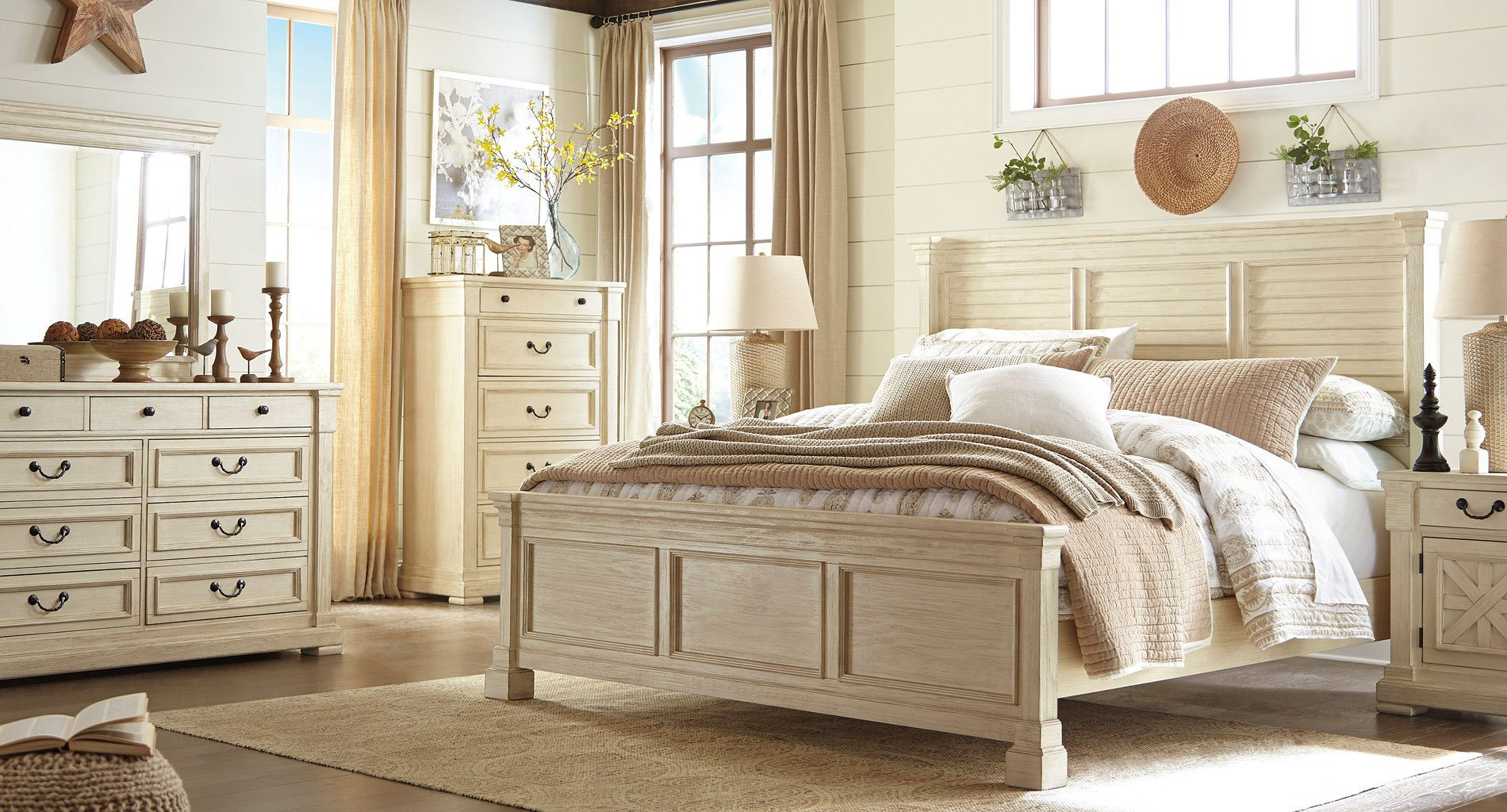 Bolanburg Louvered Bedroom Set with sizing 1900 X 1024