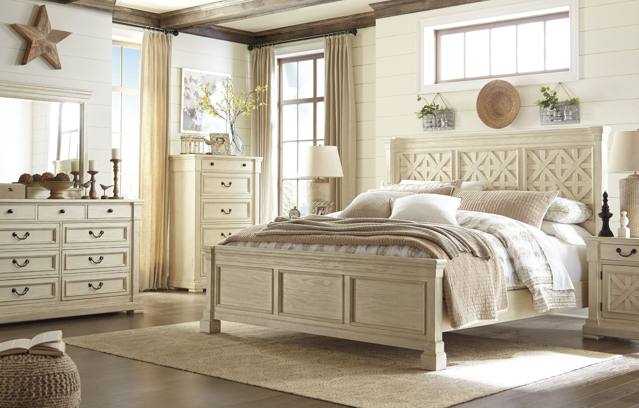 Bolanburg White Panel Bedroom Set throughout size 2200 X 1406