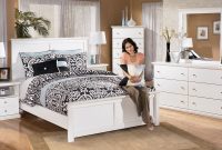 Bostwick Shoals 4 Piece Panel Bedroom Set In White throughout size 1200 X 675