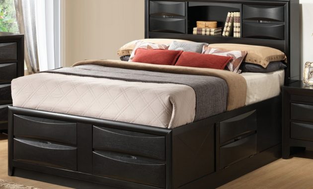 Briana 5 Pc Black Wood Cal King Storage Bed Set Coaster within measurements 1000 X 842