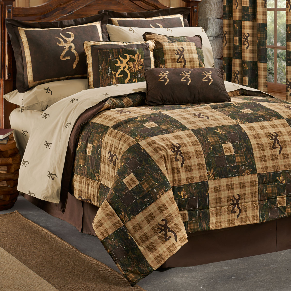 Browning Country Comforter Set Twin regarding measurements 1200 X 1200