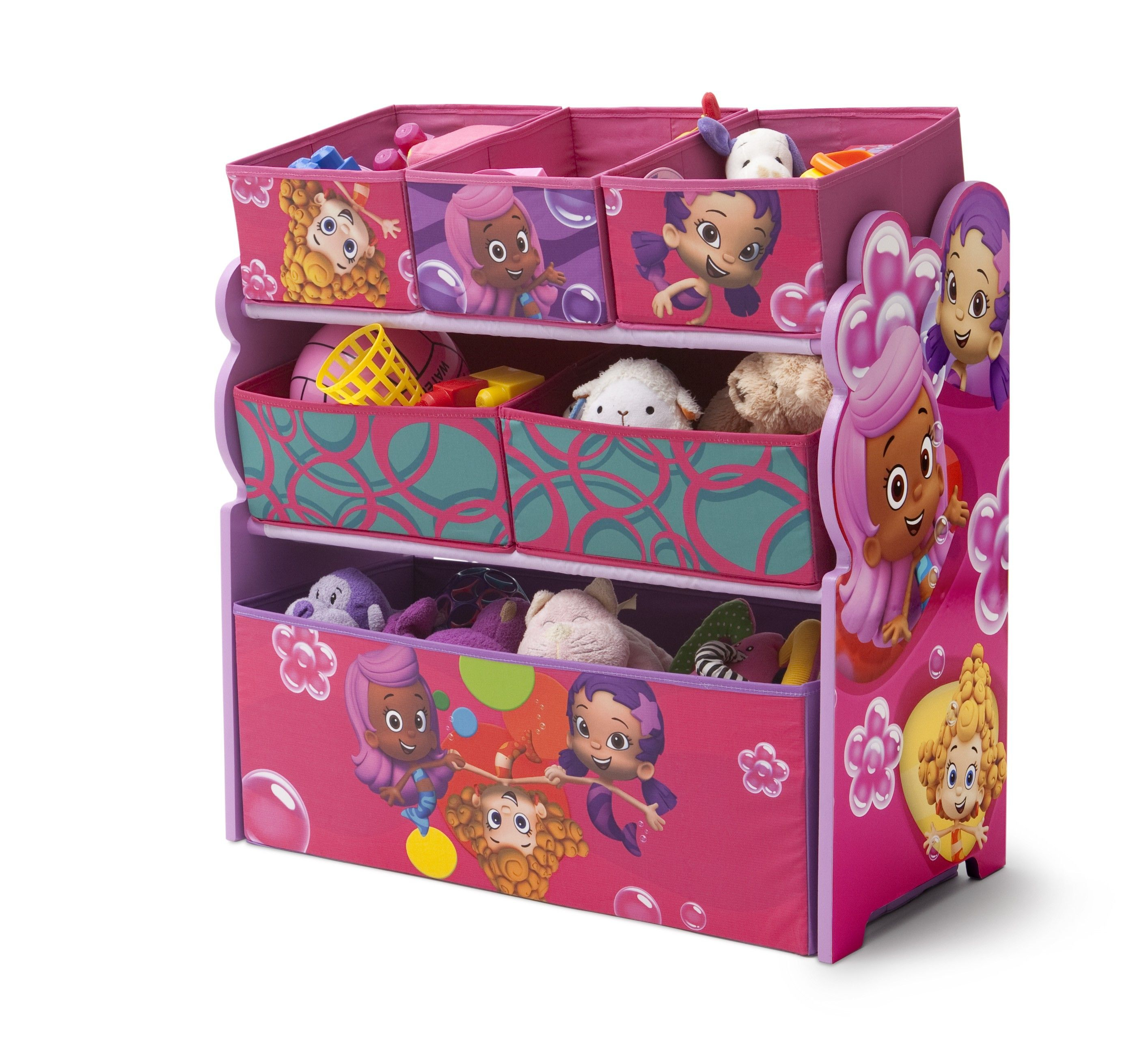 Bubble Guppies Multi Bin Organizer Delta Furniture Bubble intended for sizing 2828 X 2574