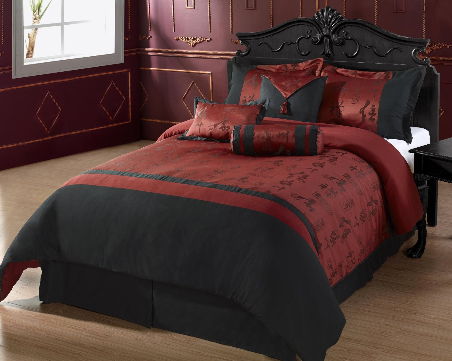 Burgundy Comforter Bedding Sets Total Fab in proportions 1500 X 1198