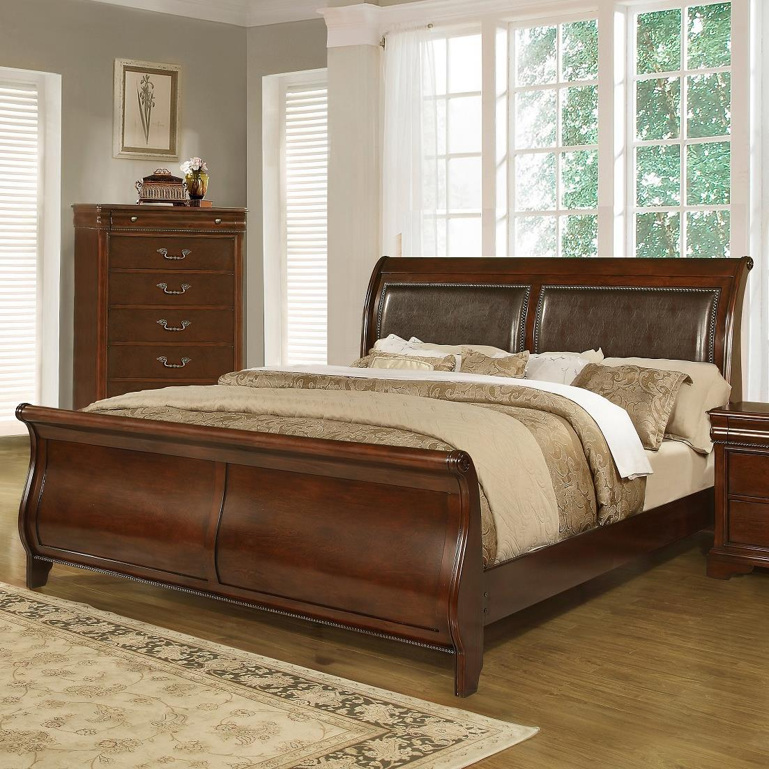 C4116a Traditional King Sleigh Bed Lifestyle At Furniture Fair North Carolina in proportions 1103 X 1103