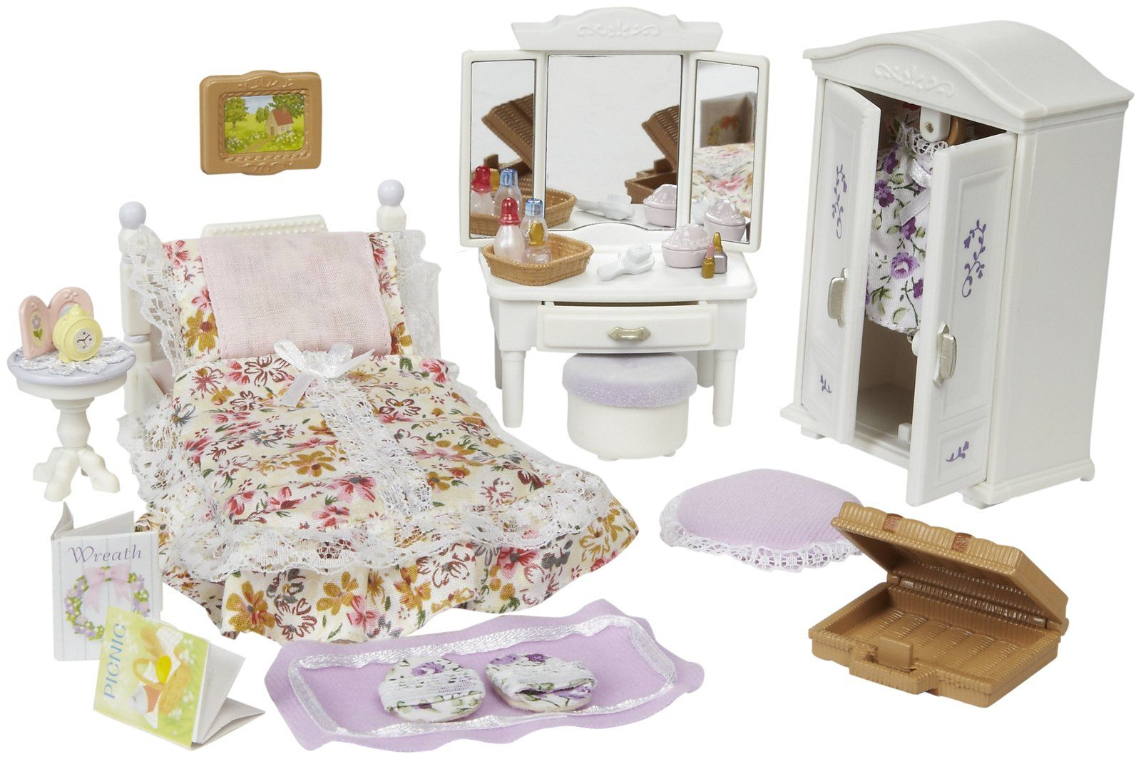 Calico Critters Girls Lavender Bedroom Calico Critters Bedrooms for dimensions 1600 X 1064