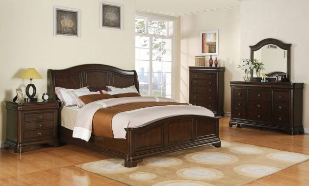 Cameron Panel Bedroom Set Cherry with regard to size 1378 X 900