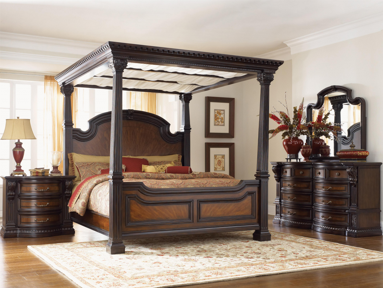 Canopy King Size Bedroom Sets Grand Estates 02 Fairmont Designs throughout sizing 1280 X 965