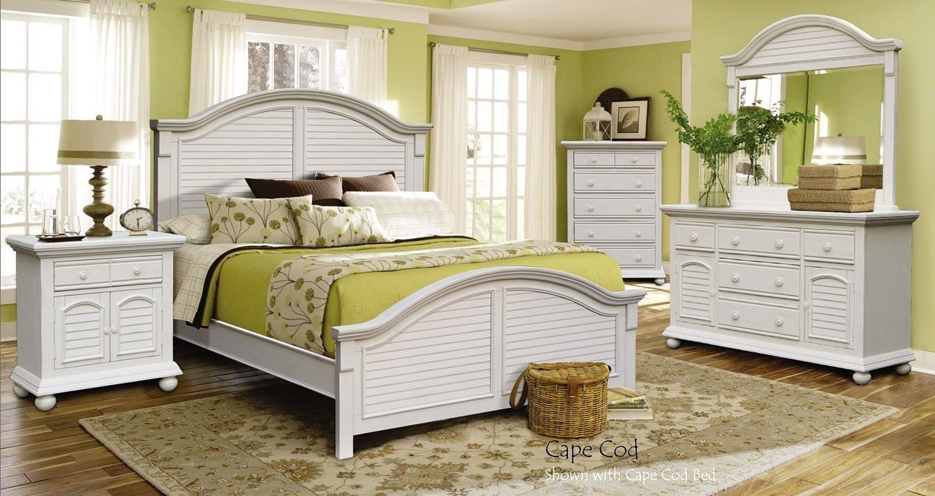 Cape Cod Panel Bedroom Set inside measurements 1345 X 714