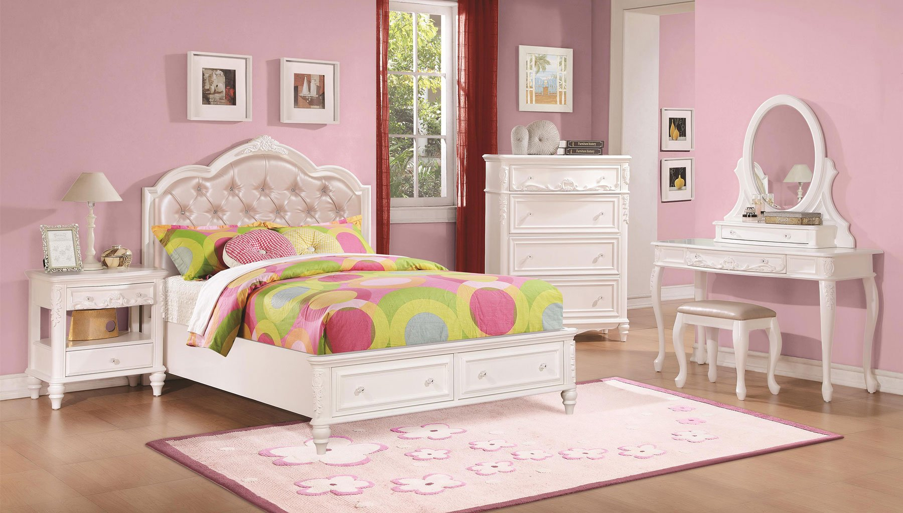 Caroline Youth Storage Bedroom Set inside size 1800 X 1024