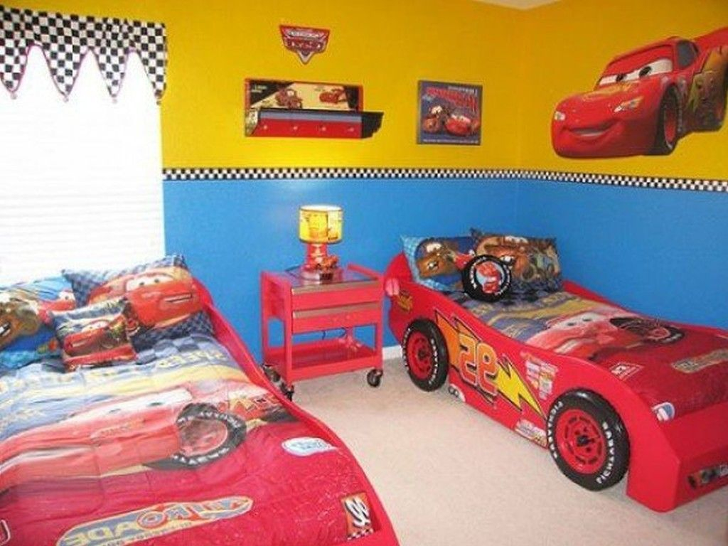 Cars Bed Set Bedding Sets Boy Toddler Bedroom Boys Car Bedroom for proportions 1024 X 768