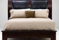 Casana Rodea Platform Sleigh Bed With Leather Upholstered Headboard with regard to measurements 1000 X 835