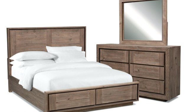 Charming Queen Storage Bedroom Set Black Bed Ashfield Furniture Home throughout sizing 1500 X 1100