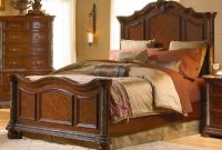 Cherry Finish Mediterranean Classic 5pc Bedroom Set Wmarble Top within dimensions 1280 X 961