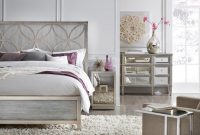 City Chic Silver Leaf Panel Bedroom Set with sizing 1259 X 900