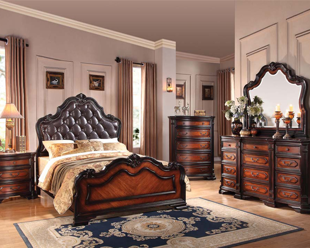 Classic Bedroom Set Le Havre Acme Furniture Ac22400set regarding dimensions 1000 X 800