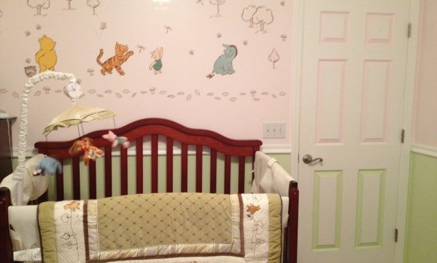 Classic Winnie The Pooh Nursery Set Neutral Made For Girl With Pink pertaining to size 3264 X 2448