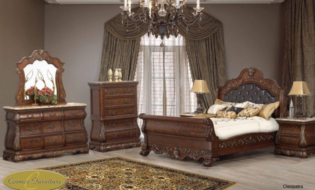 Cleopatra Milan 6 Pc Bedroom Set regarding dimensions 1600 X 1035