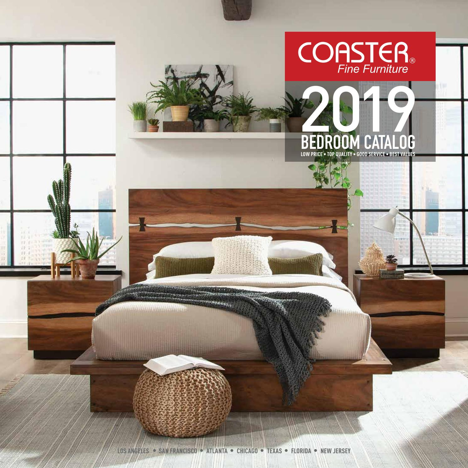 Coaster 2019 Bedroom Catalog Coaster Company Of America Issuu within proportions 1490 X 1490