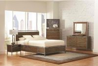 Coaster Arcadia Industrial Platform Bedroom Set In Weathered Acacia regarding measurements 1000 X 1000