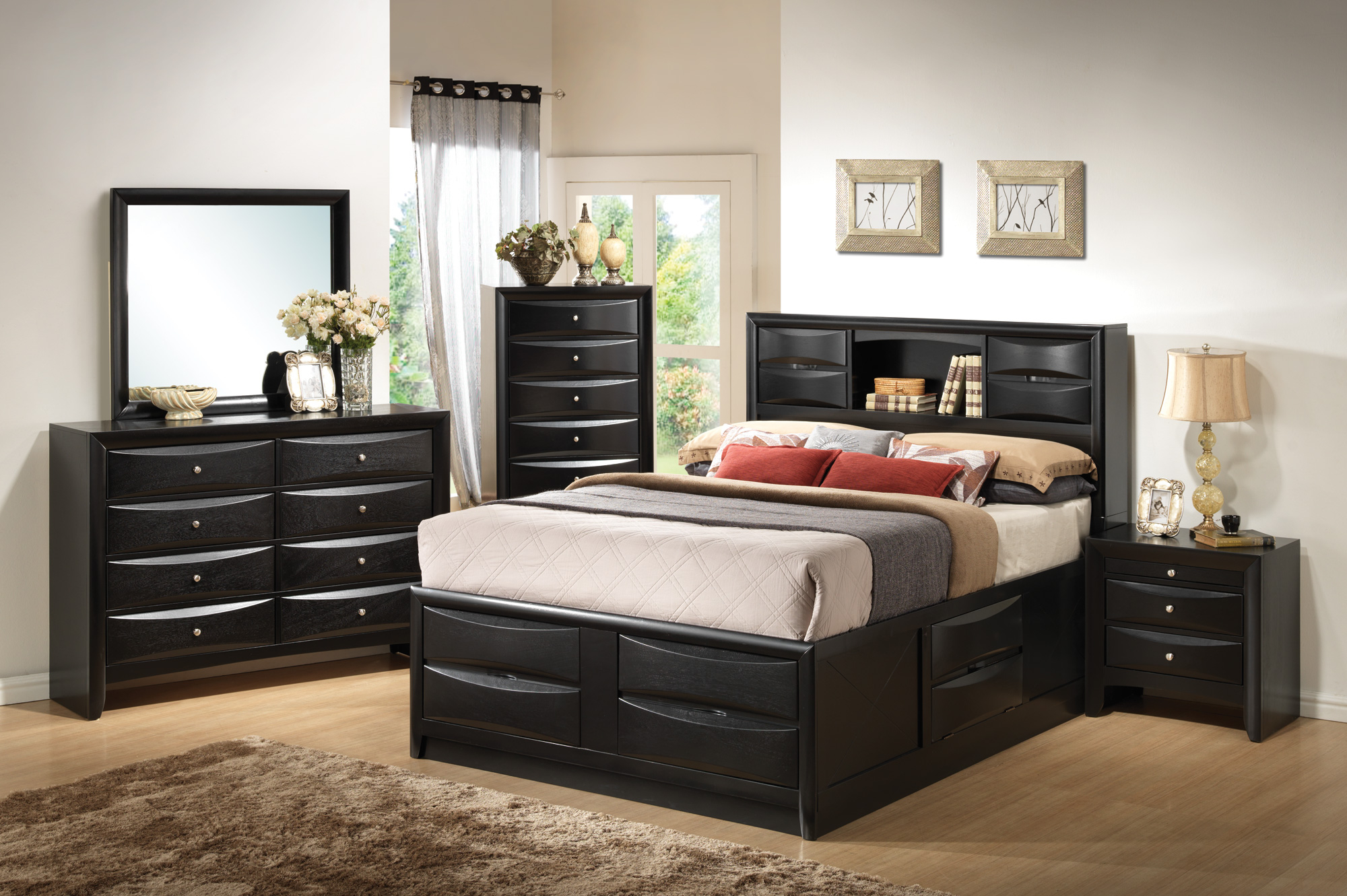 Coaster Briana Queen 5pc Storage Bedroom Set with regard to dimensions 2000 X 1331