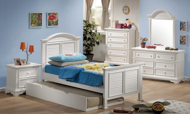 Coaster Furniture Merlin Collection White Bedroom Settwin Bed within proportions 2000 X 1333