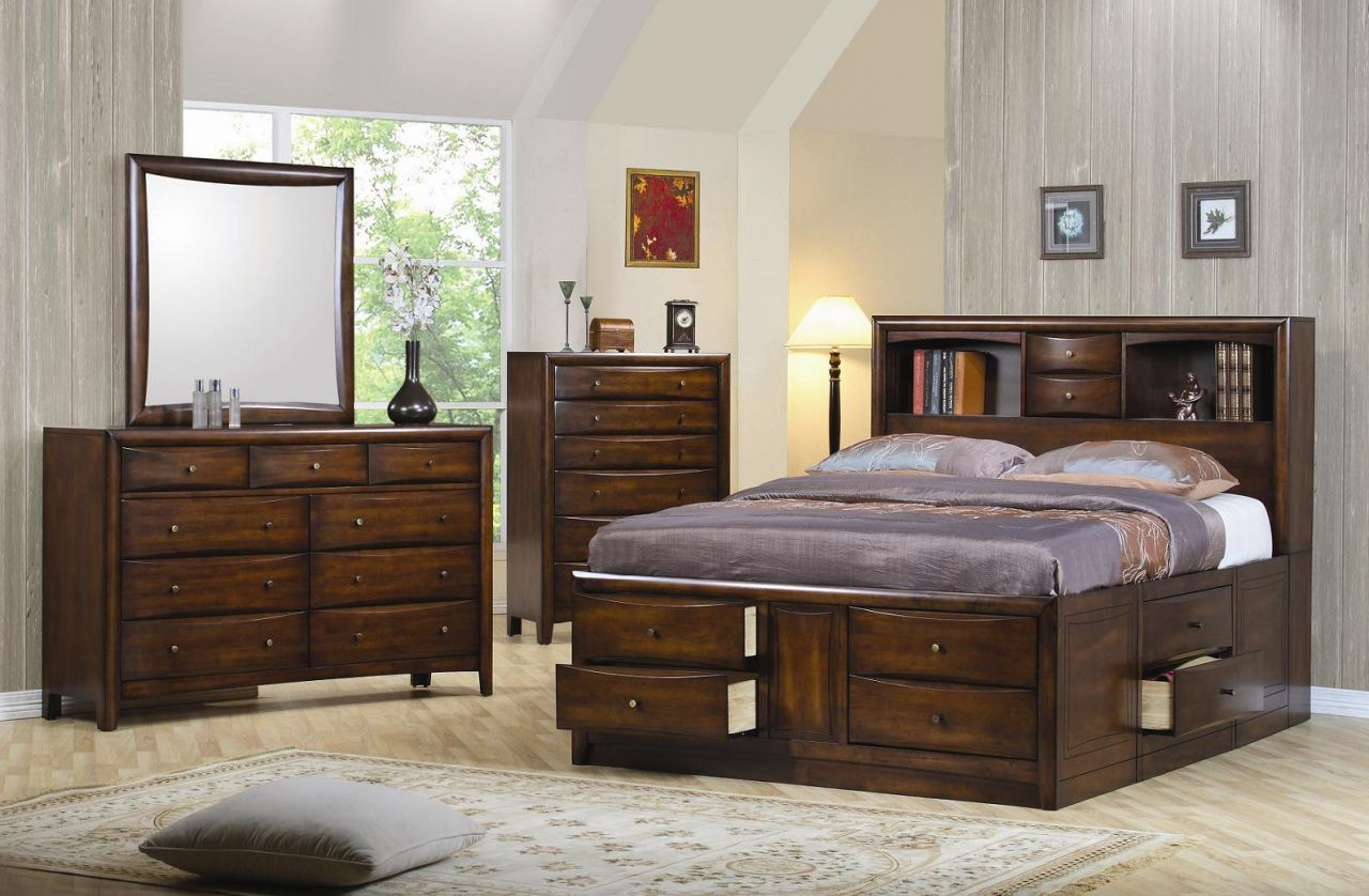 Coaster Hillary Scottsdale Platform Storage Bedroom Set 200609 for proportions 1280 X 838