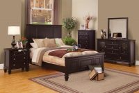 Coaster Sandy Beach Panel Bedroom Set In Cappuccino 201991 within dimensions 1600 X 1046