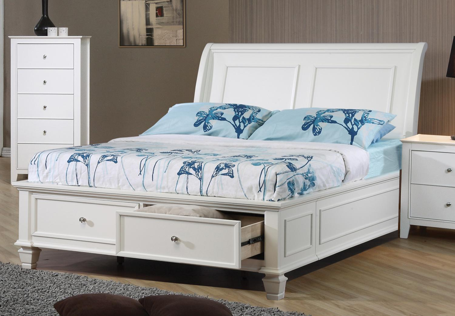 Coaster Selena Full Platform Bed pertaining to proportions 1500 X 1044