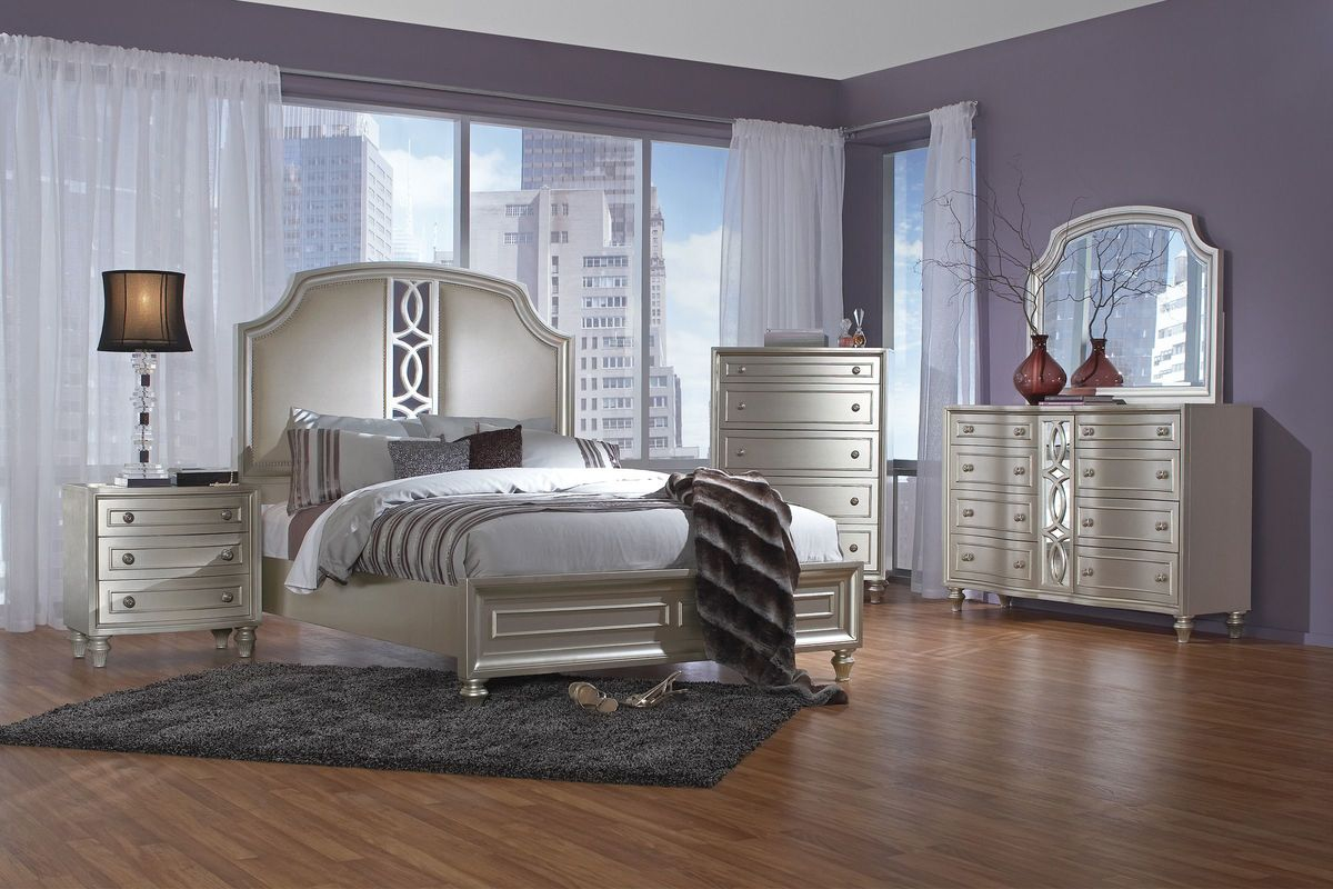 Colleen 5 Piece King Bedroom Set With 32 Led Tv for sizing 1200 X 800