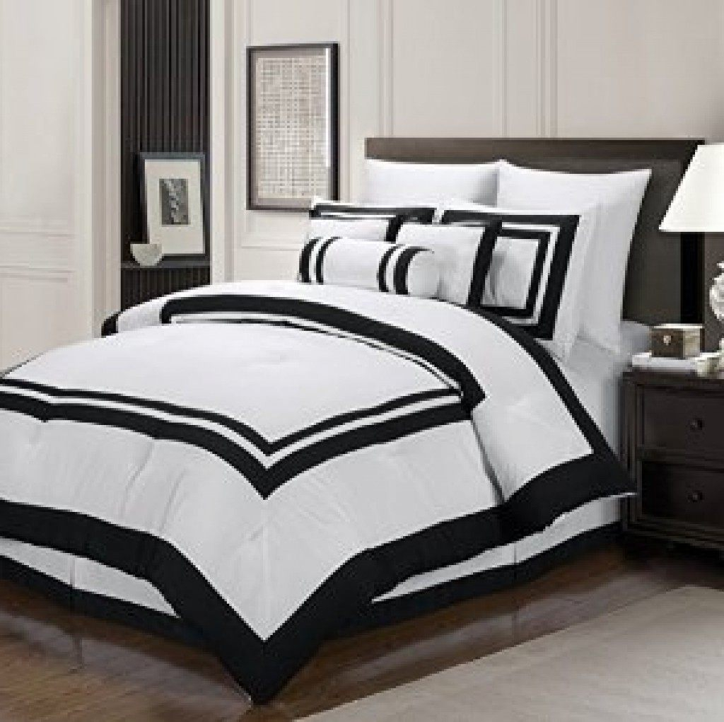Comforter Sets Concept Black And White Twin Comforter Sets Black in proportions 1024 X 1021