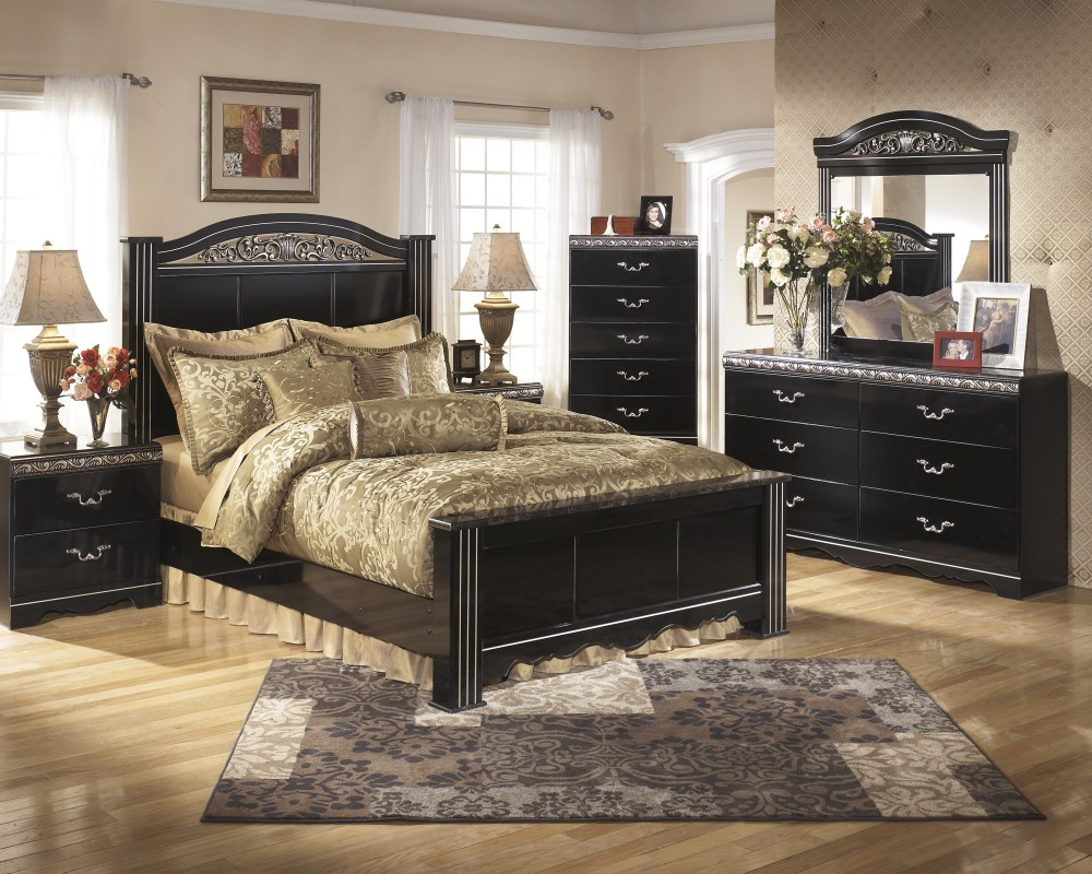 Constellations 5 Pc Bedroom Dresser Mirror Queen Poster Bed regarding size 1000 X 800