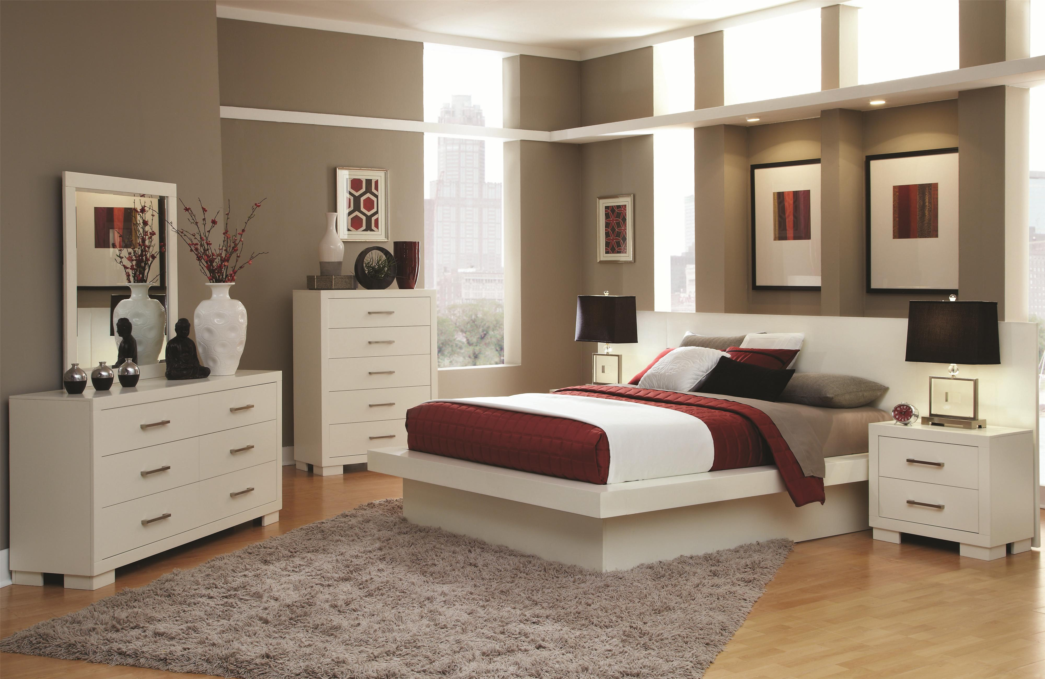 Contemporary Bedroom Set Co 202990 regarding sizing 4000 X 2599