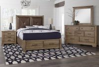 Cool Rustic Leather Headboard Storage Bedroom Set Stone Grey in dimensions 1146 X 900