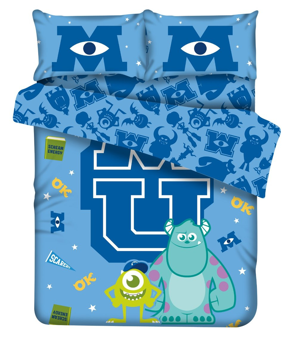 Cottex X Disney Disney 1915t Bed Set Full Monsters University regarding proportions 993 X 1200